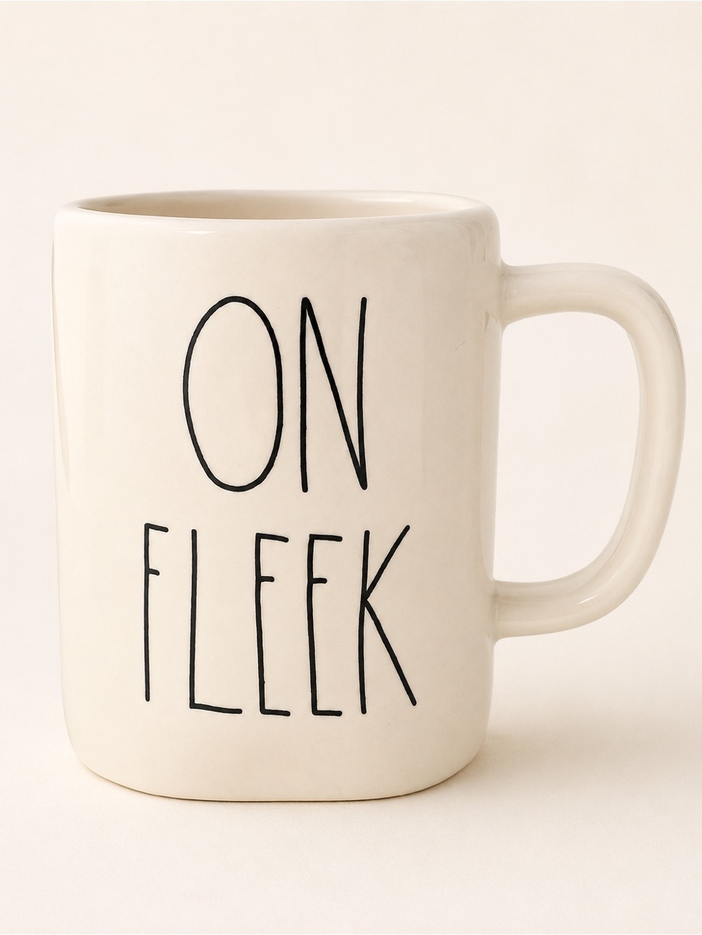Rae Dunn On Fleek Ivory Ceramic Mug By Magenta OS